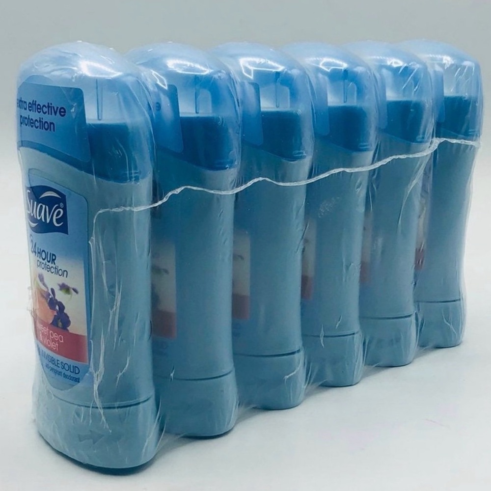 Special Suave Sweet Pea & Violet Invisible Solid Deodorant 1.4oz Each PACK OF 6